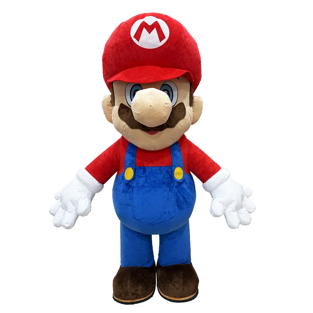 2M Red Hat Craftsman Inflatable Clothing Mascot Parade Adult Character Cosplay Birthday Performance Party Event Plush Set