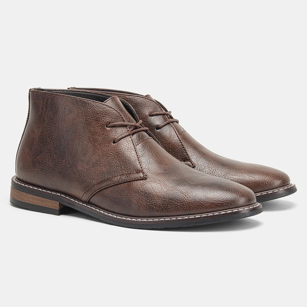 Boots Leather 2026 Retro Brand Comfortable Fashion Casual  Men Desert Boots