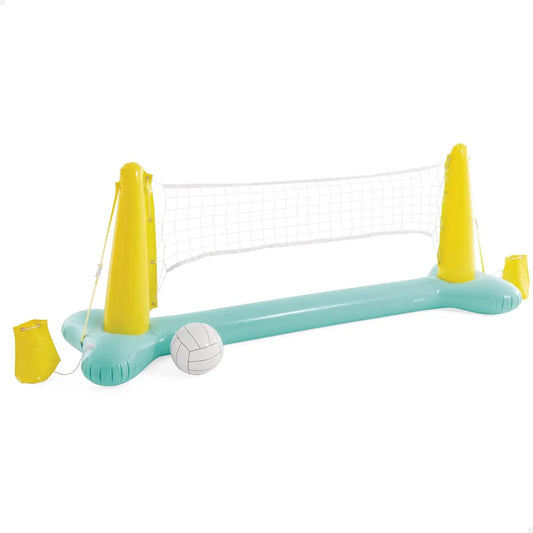 Inflatable Floating Swimming Pool Toys Volleyball Game, Green - Fun Outdoor Water Activity for Kids and Adults