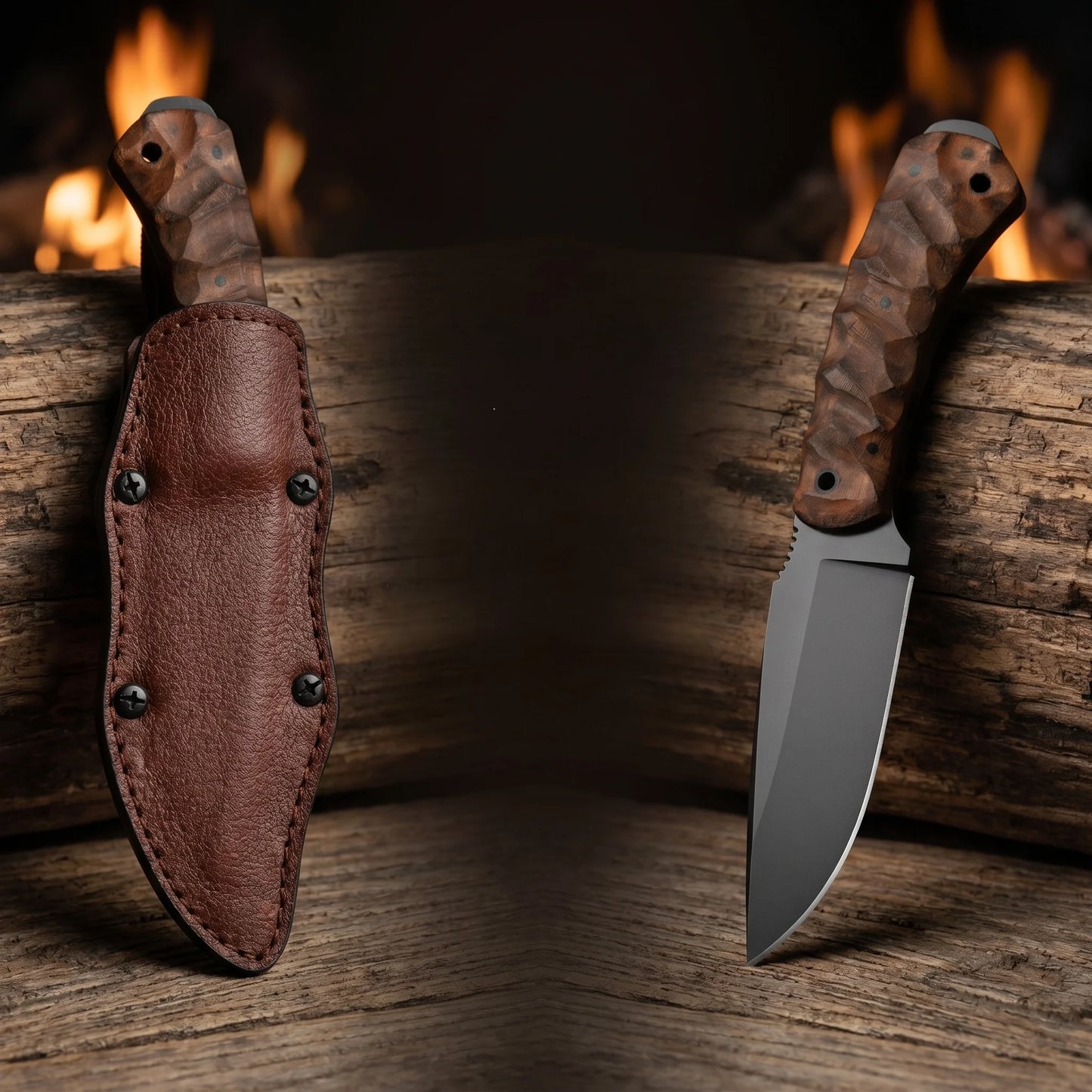 Lightweight portable outdoor knife, sturdy and wear-resistant material, practical cutting tool for daily travel, camping and leisure