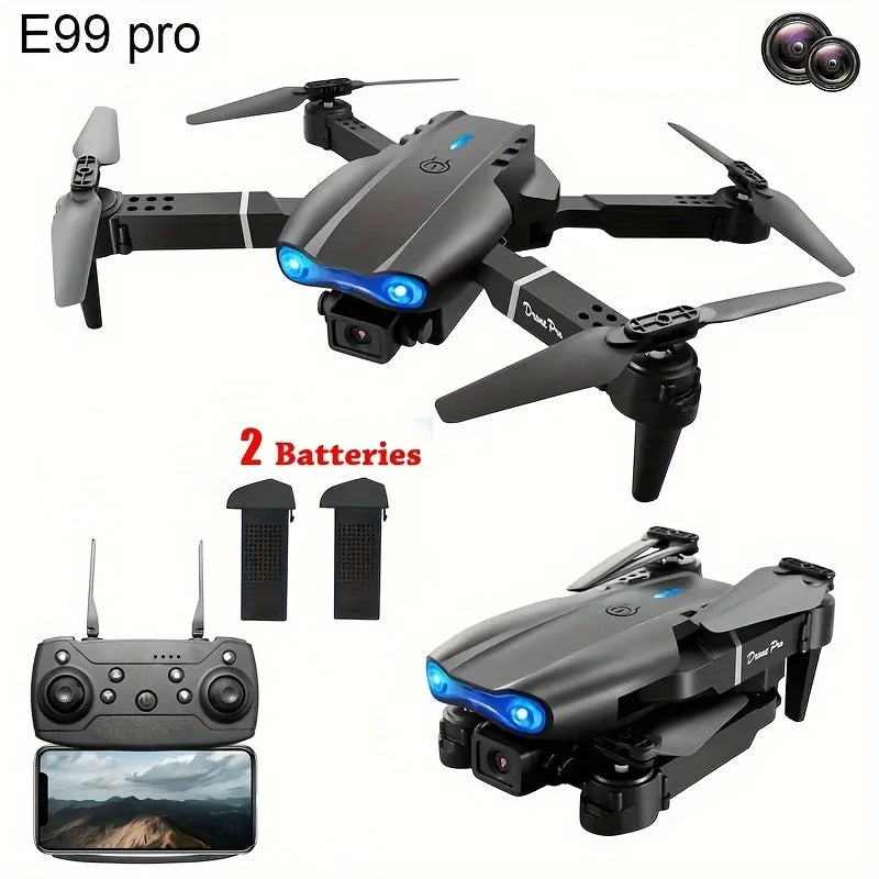 Drone With Dual Camera, 2025 Newest Foldable Drone With App Control, FPV Live Video RC Quadcopter With Camera For Adults Beginners