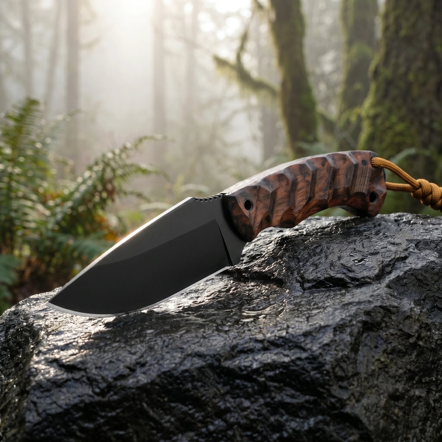 Lightweight portable outdoor knife, sturdy and wear-resistant material, practical cutting tool for daily travel, camping and leisure