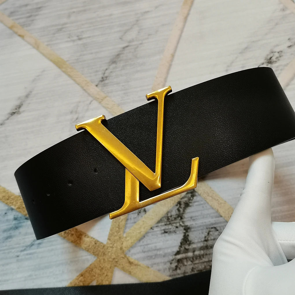 Women's Genuine Leather Belt, High-end Brand Belt for Women with An European Style. with An Ultra-wide Design, The Width Reaches 7 Centimeters. It Is A Versatile, Practical and Fashionable Girl's Belt. A Creative, Individuali