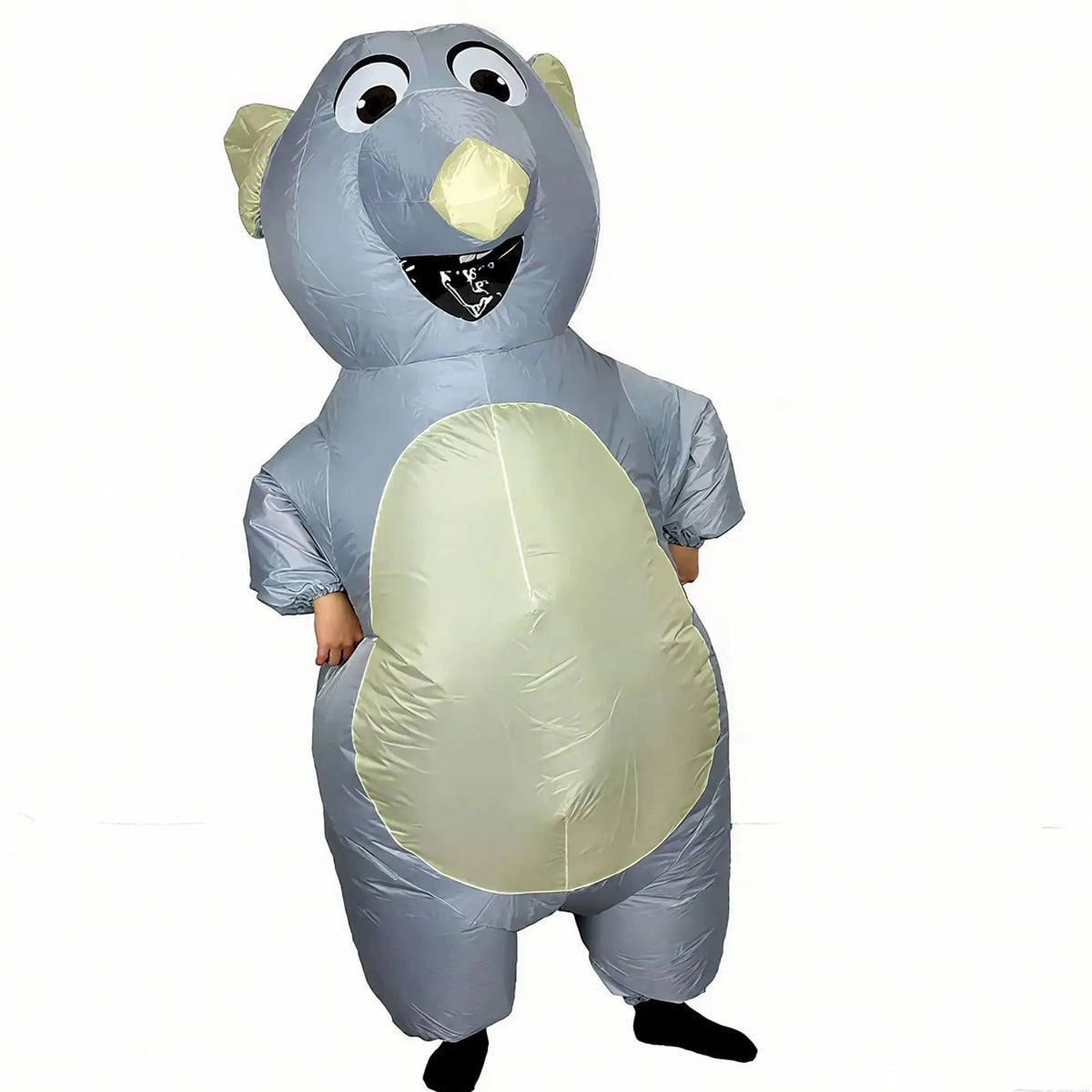 Party Gray Mouse Inflatable Cartoon Gray Mouse Costume Funny Animal Dress Halloween Carnival Cosplay Party Inflatable Dress Up