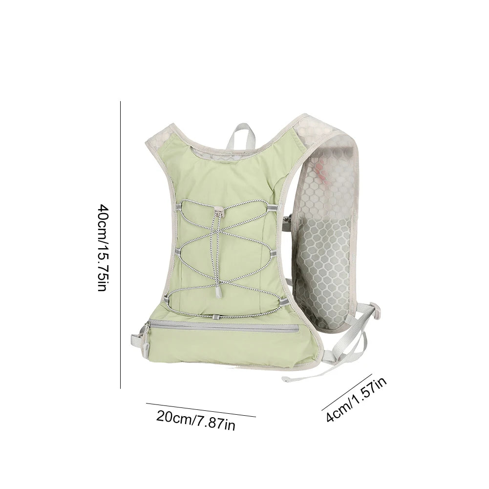 Outdoor Trail Running Ultralight Backpack Running Hydration Vest Breathable Marathon Running Backpack Bicycle Bag for Marathon