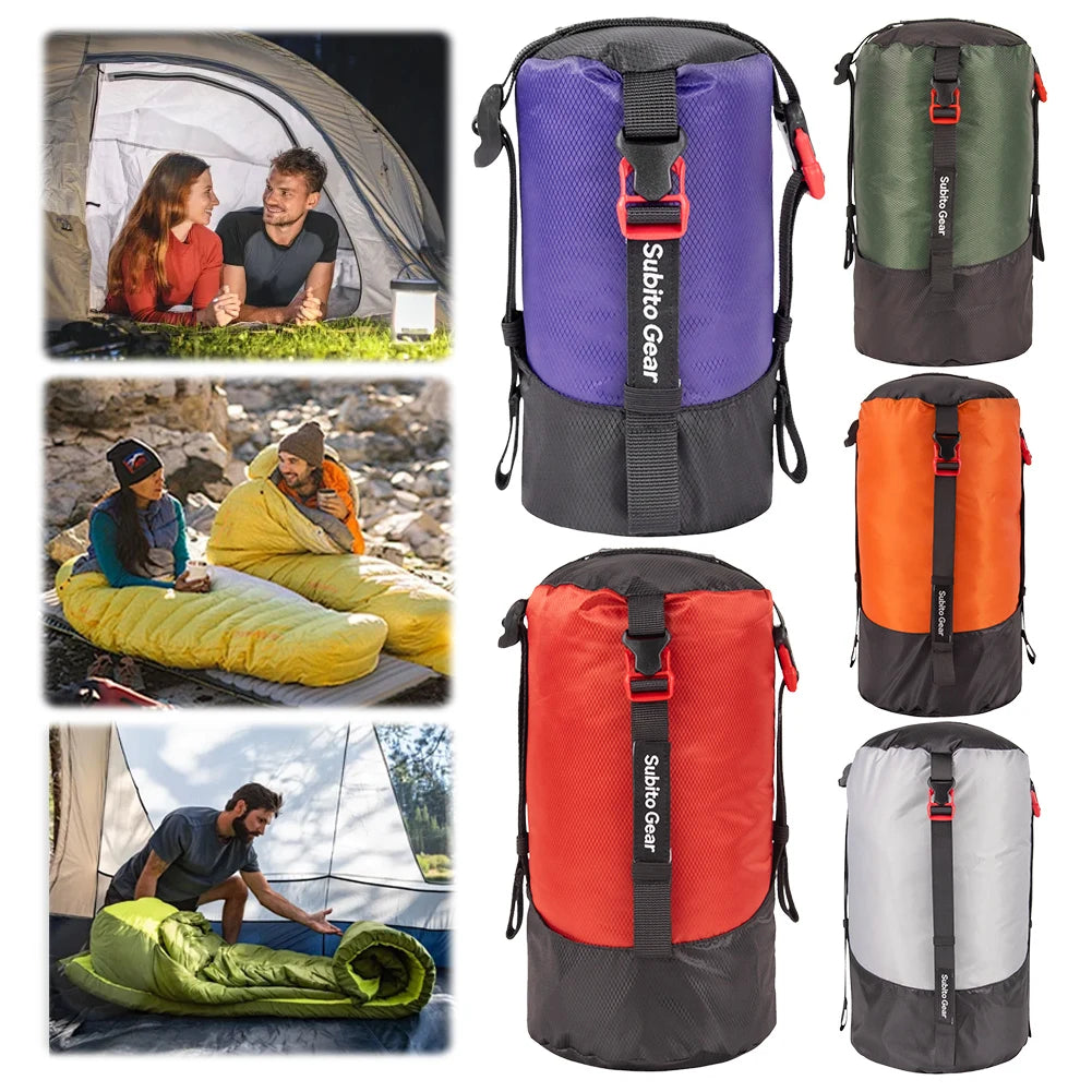 Emergency Sleeping Bag Storage Packs Ultralight Travel Bag Waterproof Camping Sleeping Thermal Blankets Storage Pouch for Hiking
