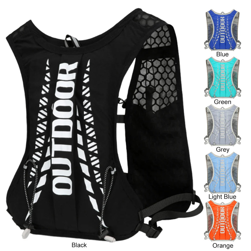 5L Lightweight Running Backpack Hydration Vest, Suitable for Bicycle Marathon Hiking, Ultra-light and Portable 5L