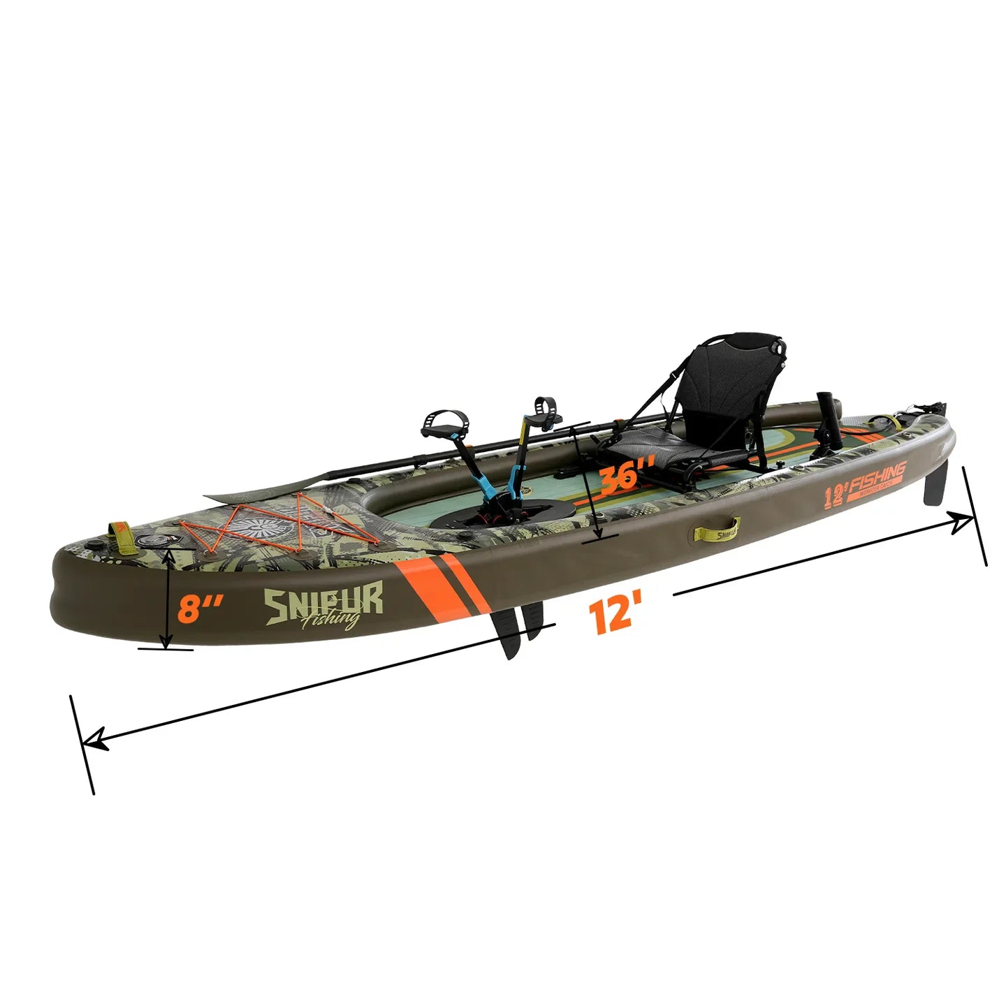 Inflatable Kayak Set, Inflatable Kayak Paddles Board ,Fishing Kayak,Portable Touring Kayaks PVC Rafting Adventure Boat