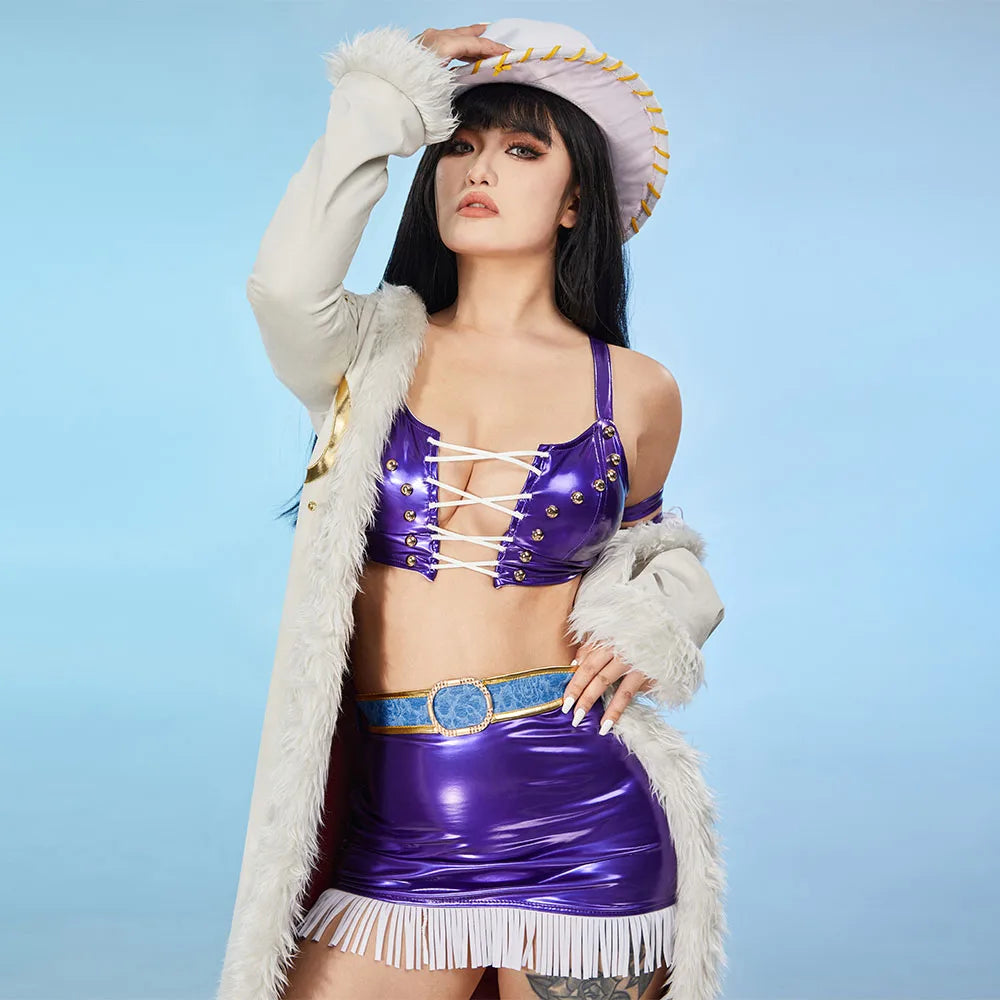 Miccostumes Women's Straw Pirates Anime Cosplay Costume with Complete Accessory Halloween Party Comic Con