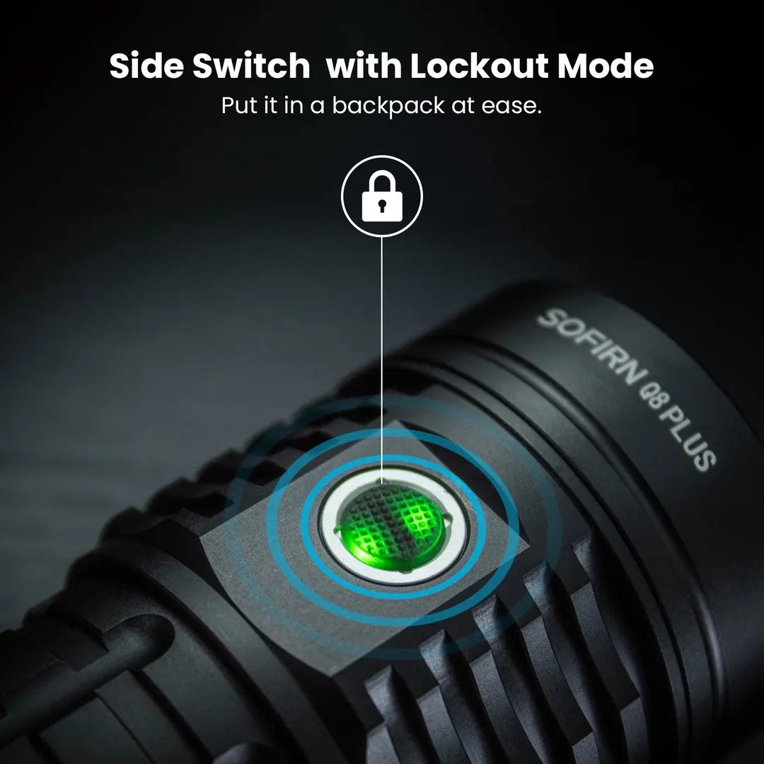 Super Powerful LED Flashlight 16000lm USB C Rechargeable 21700 Anduril 2.0 Torch XHP50B Reverse Charging