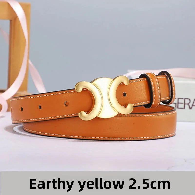 Women's Belts, Classic and High-end French-style Belts, Women's Casual Belts, Fashionable Multi-functional Belts, Suitable for Dresses, Skirts and Jeans, 2026 Summer New Style, Unique Trendy Girl Style. High-end Brand Girls'
