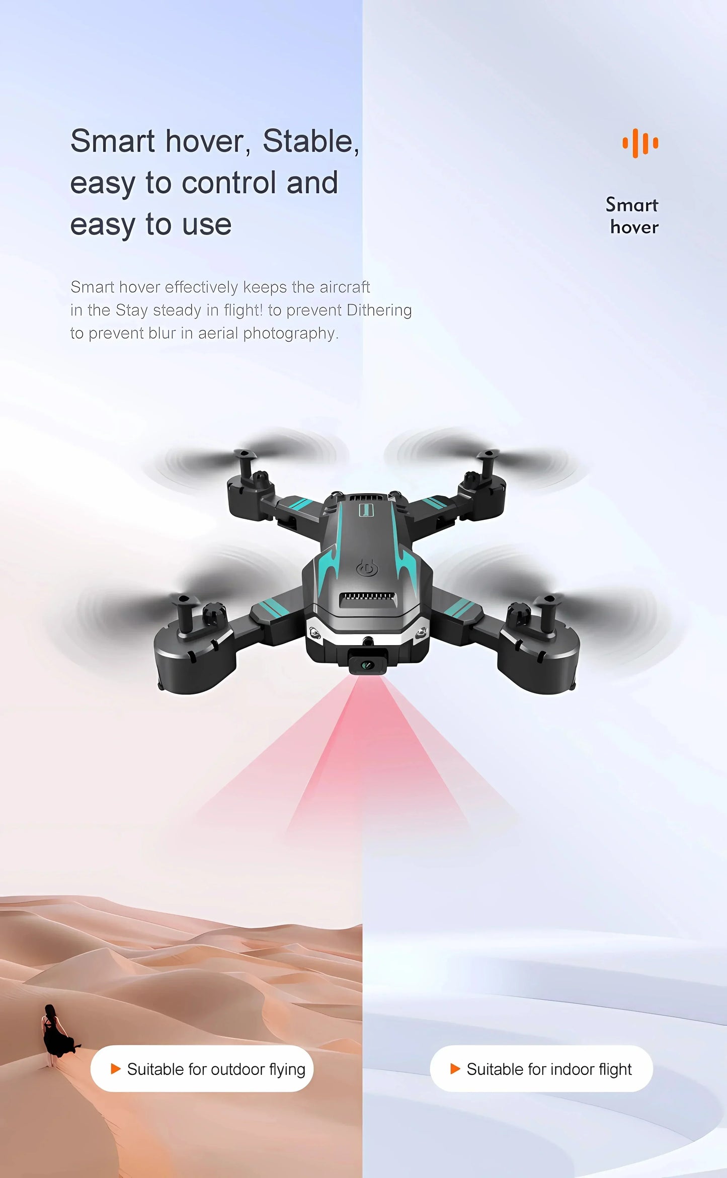 S6/G6 Professional Drone 8K HD Camera 5G GPS Optical Flow Obstacle Avoidance Foldable RC Quadcopter for Aerial Photography Gift