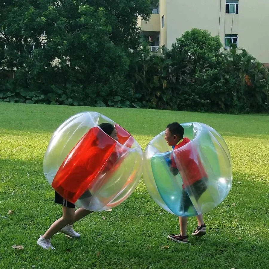 2 Pack Inflatable Sumo Balls for and Adults 3ft/0.90m Bumper Balls for Outdoor Summer Fun Interactive Human Hamster Ball Play