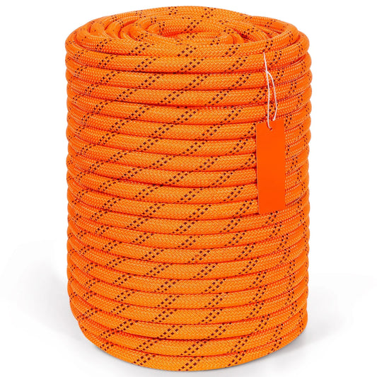 8000 lbs Arborist Tree Climbing Rope 1/2" x 220' Polyester 48-Strand