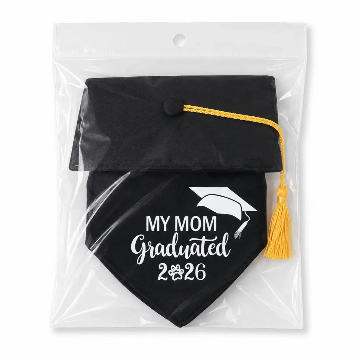 Pet Graduation Hat Set with Fringe and Cute Pet, Adjustable Dog Cat Graduation Cap, Pet Graduation Costume Accessory, Party Supplies
