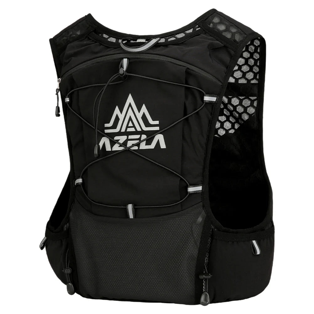 Outdoor Running Hydration Vest Backpack Breathable Water Bladder Bag Daypack for Marathon Cycling Hiking Trail