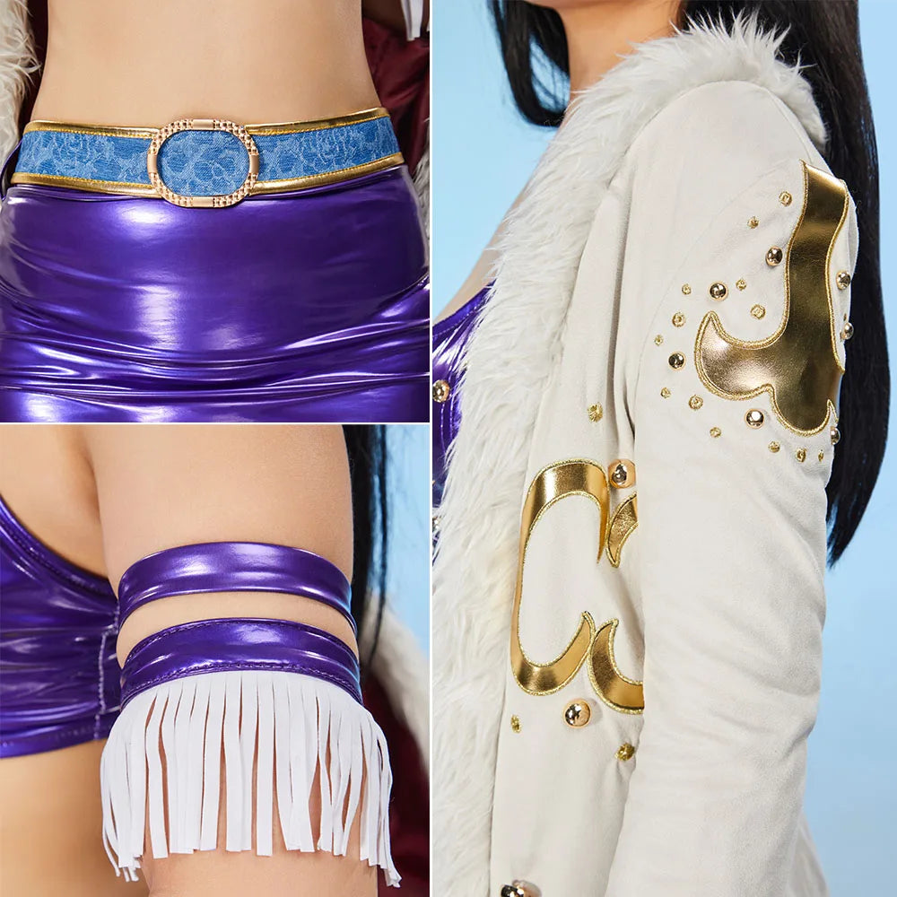 Miccostumes Women's Straw Pirates Anime Cosplay Costume with Complete Accessory Halloween Party Comic Con