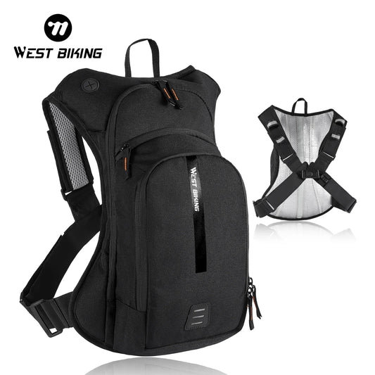10L Cycling Hydration Backpack Ergonomic Cross Harness Climbing Hiking Outdoor Sport Travel Reflective Backpack
