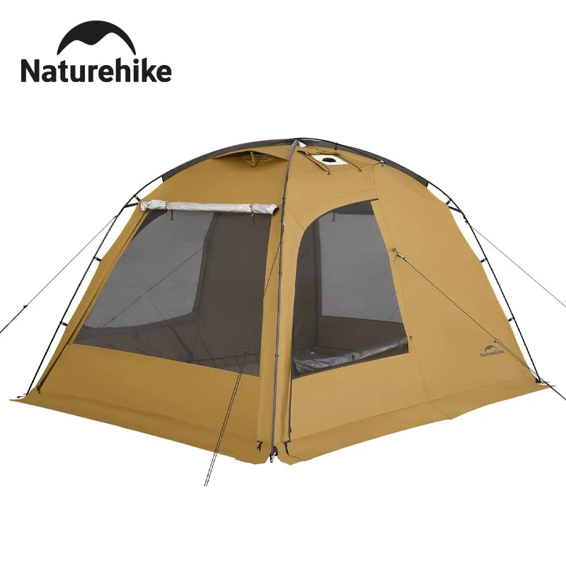 Naturehike Dune 7.6 Camping Tent 4 Season for 2-4 Person Waterproof Windproof 1 Room 1 Hall Family Travel Outdoor Large Tent