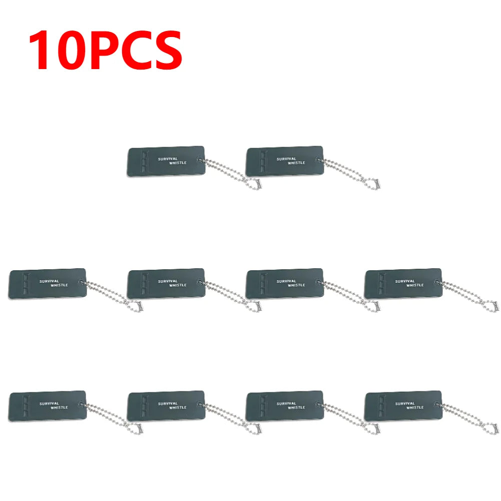 1-20PCS Survival Whistle High Decibel Emergency Whistle for Outdoor Camping&Hiking 3-Frequency Design Loud Safety Alarm Aid Tool
