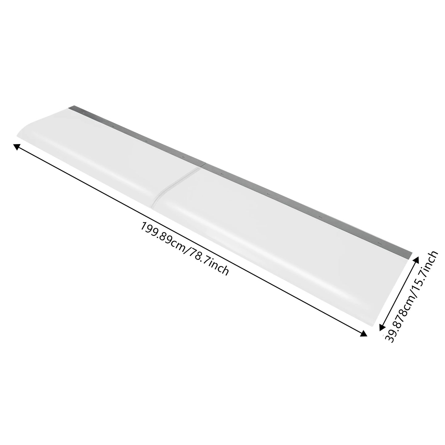 Rain Shelter Cover Rainproof Door Window Awning Invisible Outdoor Front Door Overhang Canopy High Quality 160x49cm/200x34.5cm