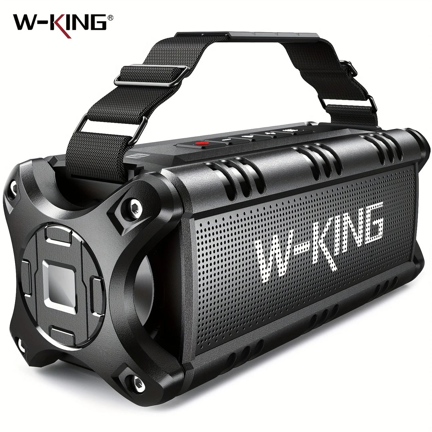 W-KING D8 Bluetooth Speaker, 50W RMS IPX6 Waterproof Loud Speakers Bluetooth Wireless, Large Outdoor Portable Party Box for Home, Outdoor, Beach, Swimming Pool