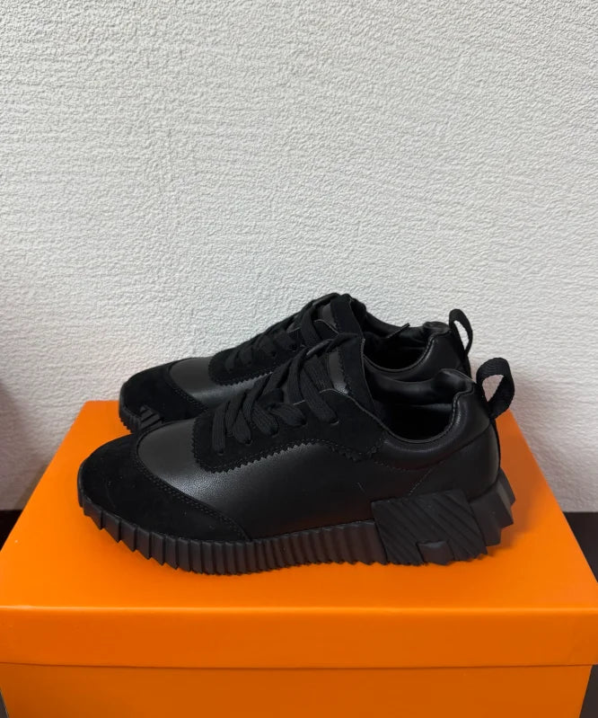 2026 Classic Fashion Casual Splicing Low cut Sneakers Men's Round Nose Sneakers Thick soled Non slip Shoes