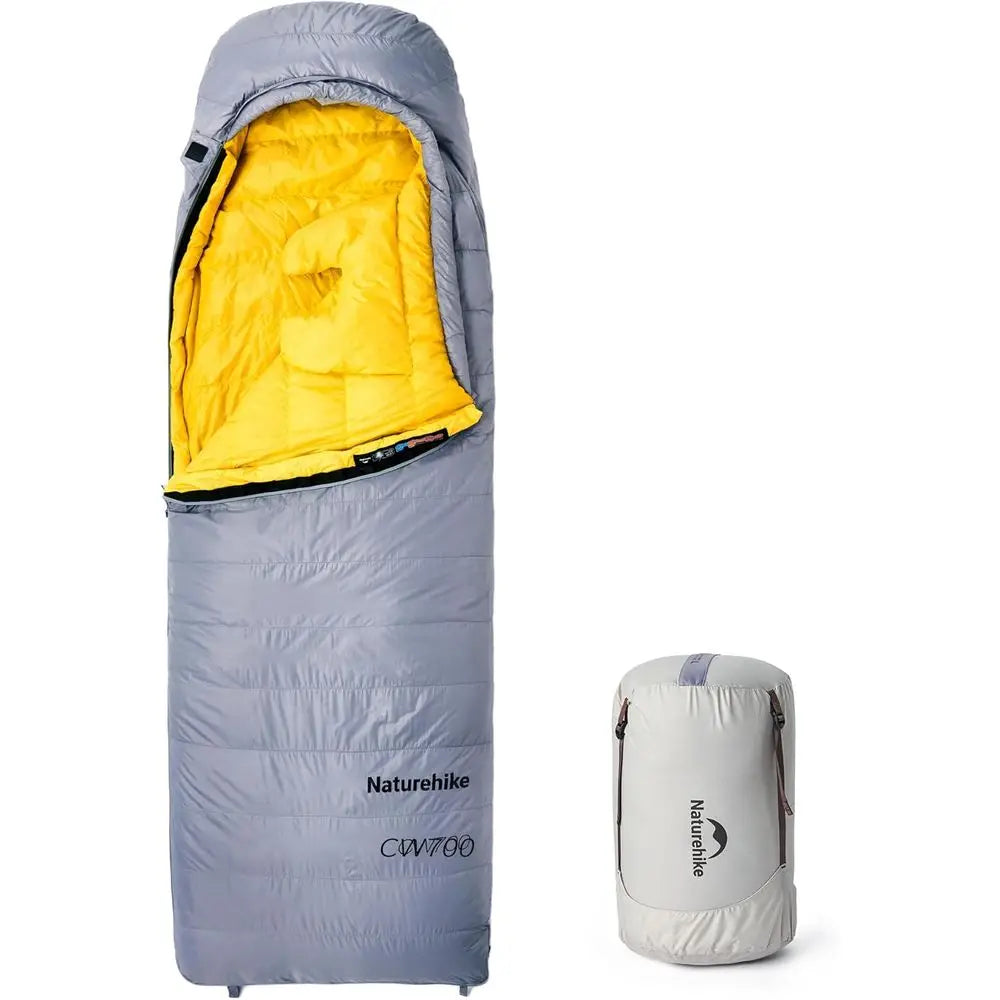 Ultralight Down Sleeping Bag for Adults, 650 Fill Power, Cold Weather Backpacking, -2°F / 18°F, Ideal for Camping and Hiking