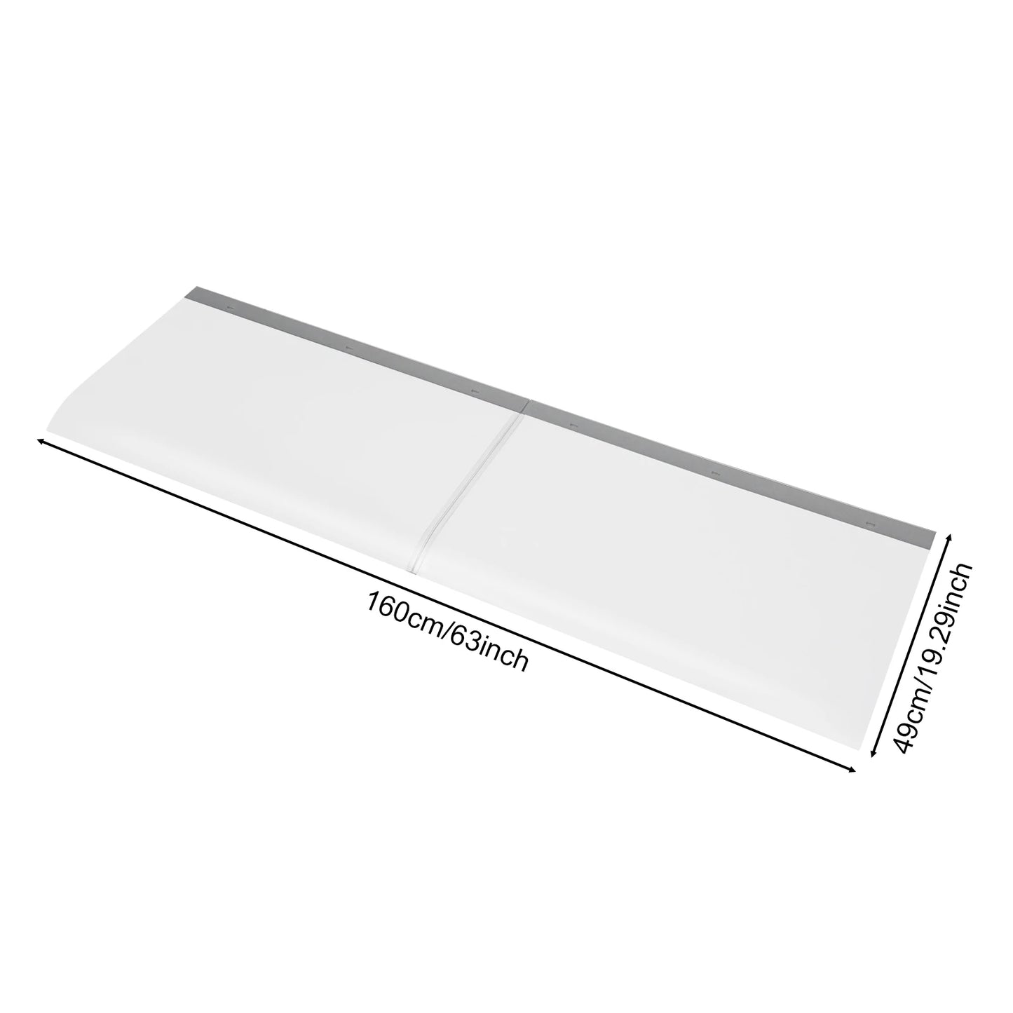 Rain Shelter Cover Rainproof Door Window Awning Invisible Outdoor Front Door Overhang Canopy High Quality 160x49cm/200x34.5cm
