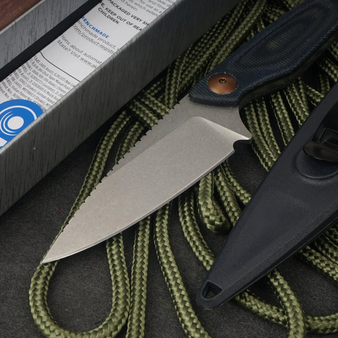 Flax handle + CPM-MagnaCut,EDC tactical fixed blade. Essential outdoor tool,great for gifts or collection.Shipped from the US