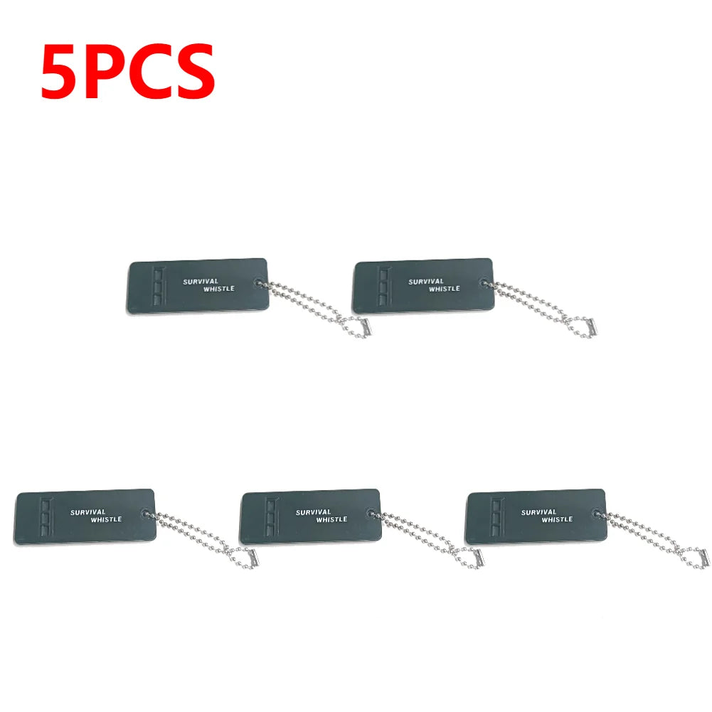 1-20PCS Survival Whistle High Decibel Emergency Whistle for Outdoor Camping&Hiking 3-Frequency Design Loud Safety Alarm Aid Tool