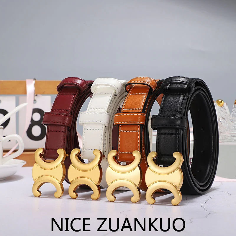 Women's Belts, Classic and High-end French-style Belts, Women's Casual Belts, Fashionable Multi-functional Belts, Suitable for Dresses, Skirts and Jeans, 2026 Summer New Style, Unique Trendy Girl Style. High-end Brand Girls'