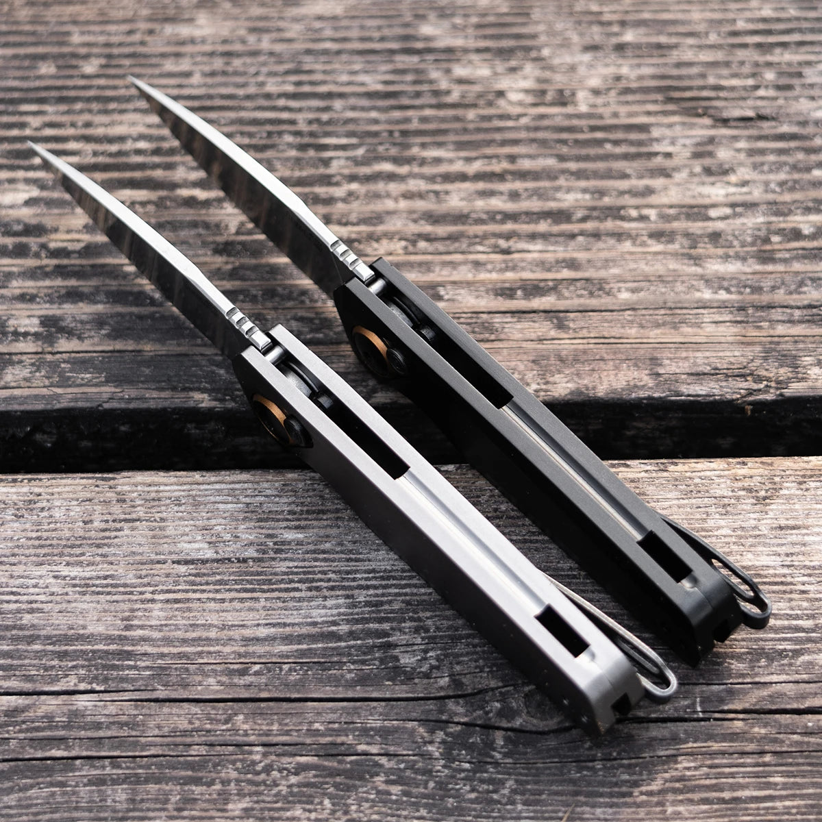 3-inch Folding Pocket Knife CPM-154 Steel Blade Aluminum Handle with Pocket Clip for Outdoor Camping And Everyday Carry
