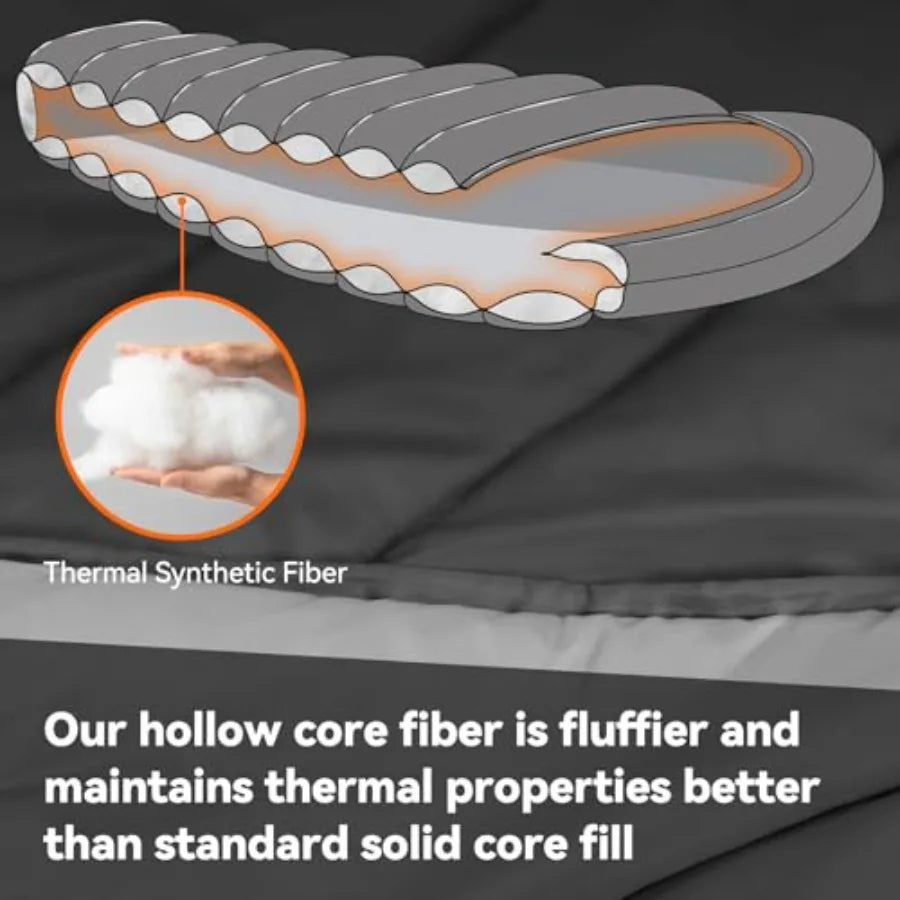 Mummy Double Sleeping Bag for Adults with Pillow Cold Weather 0 Degree 2 Person Sleeping Bag for Big Tall Mens Couples Family