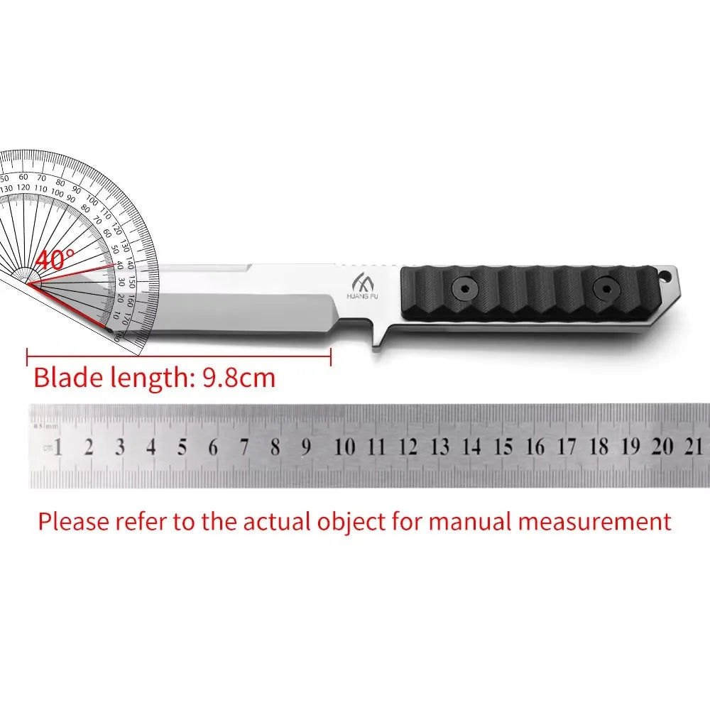 Outdoor Multifunctional Outdoor Homework Straight Knife Thickened Stainless Steel Integrated Molding Outdoor Camping Storage