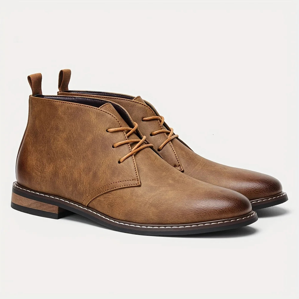 Boots Leather 2026 Retro Brand Comfortable Fashion Casual  Men Desert Boots