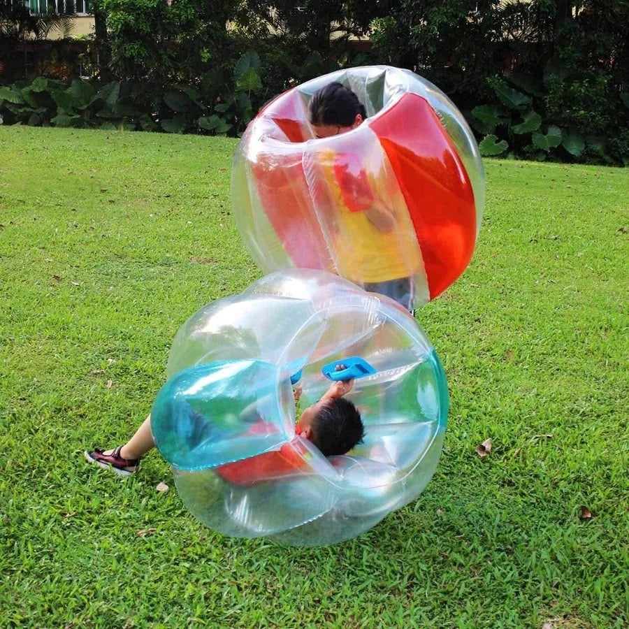 2 Pack Inflatable Sumo Balls for and Adults 3ft/0.90m Bumper Balls for Outdoor Summer Fun Interactive Human Hamster Ball Play
