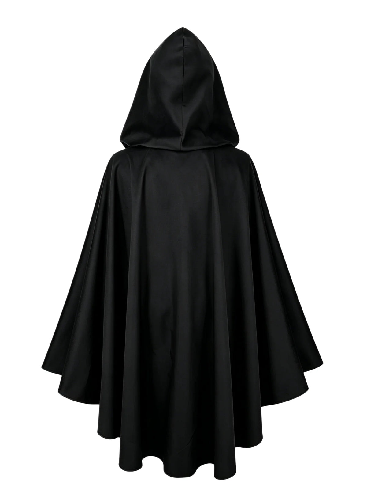 Halloween Costume Unisex Medieval Short Hooded Cape Renaissance Cloak Witch Wizard Cosplay Poncho Halloween LARP Fantasy Elf Ranger Costume Shawl