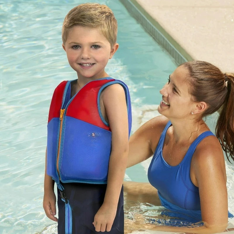 SwimSchool Trainer Kids Swim Vest, Blue