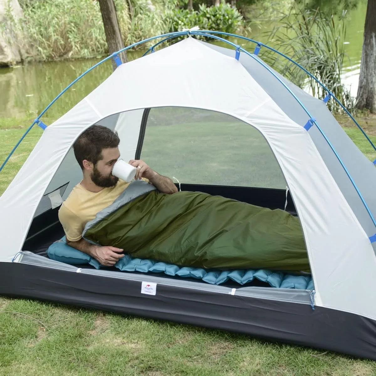 Naturehike Ultralight Sleeping Bag Large LW180 Envelope Backpacking Sleeping Bag Portable Waterproof Summer Camping Sleeping Bag