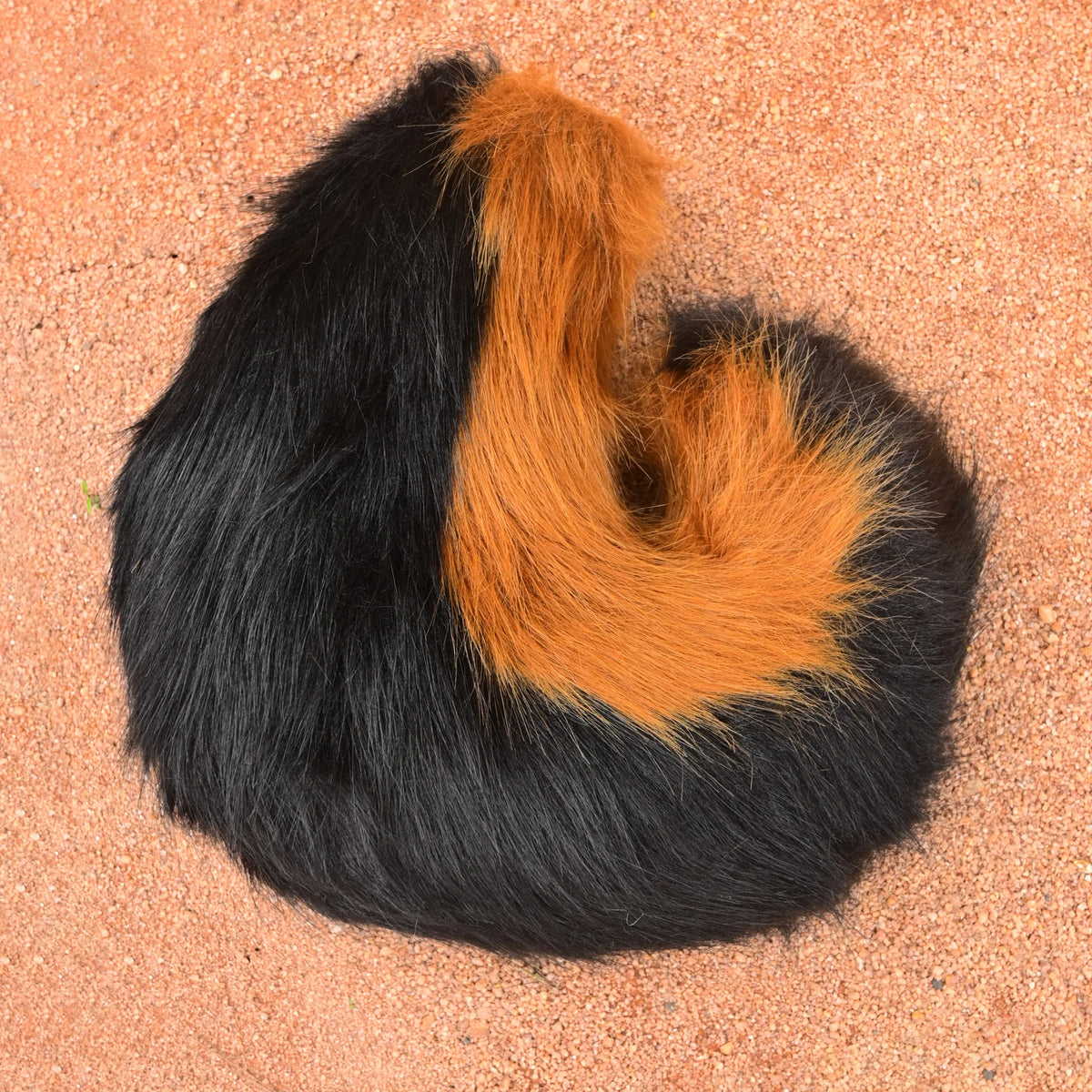 Handmade Shiba Inu Curled Tail Cosplay Furry Dog Tail Plush Fox Wolf Tail with Adjustable Waist Belt Faux Fur Fursuit Accessory for Halloween Costume Anime Rave Festival Party Props