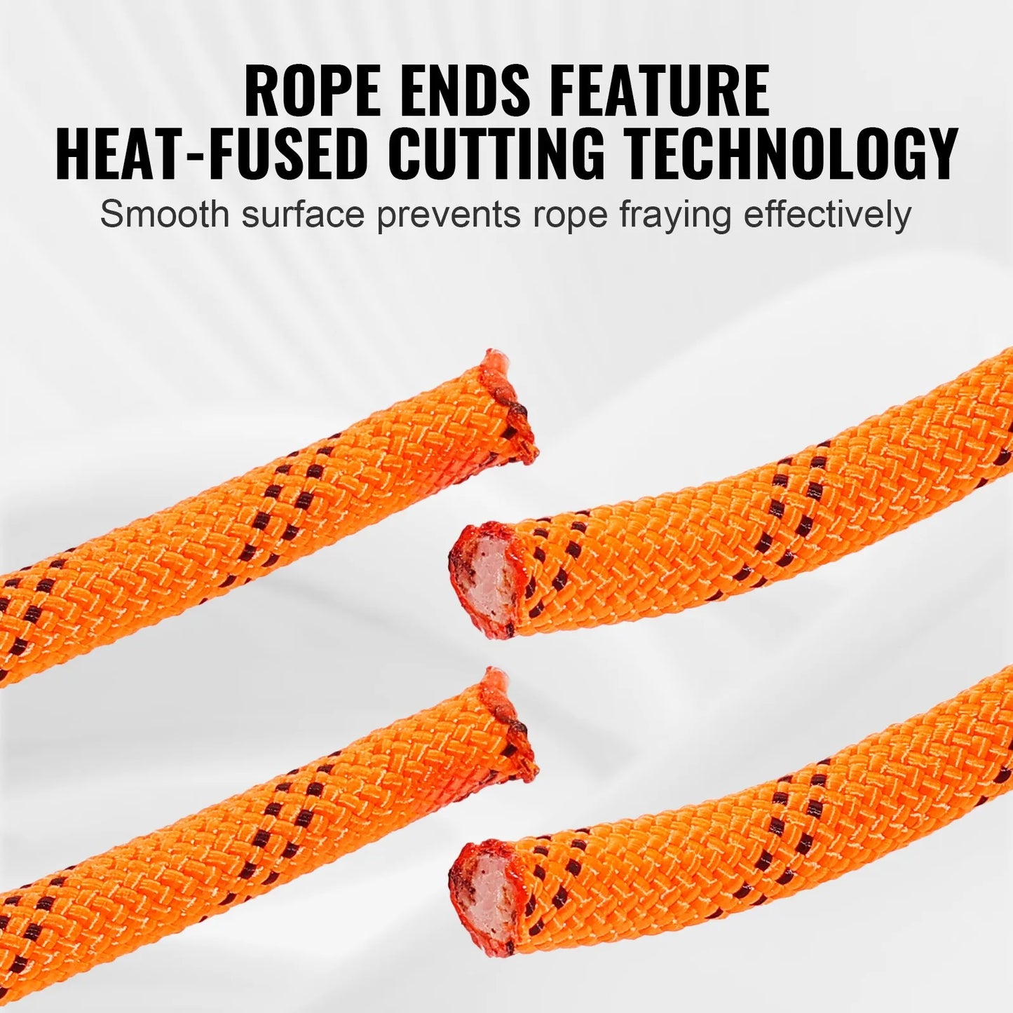 8000 lbs Arborist Tree Climbing Rope 1/2" x 220' Polyester 48-Strand