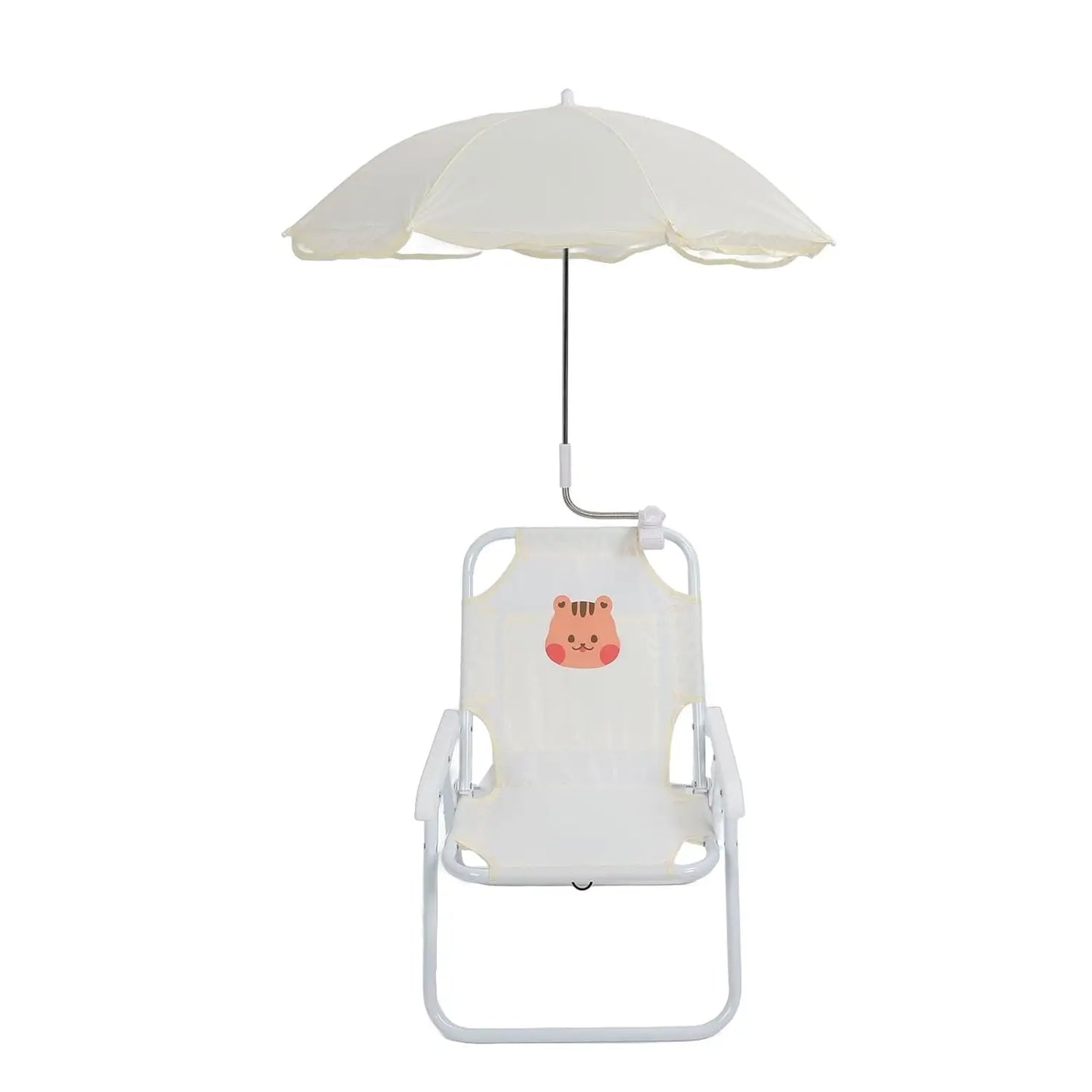 Kids UV-Proof Umbrella Folding Beach Chair Compact Lightweight for Camping Picnics Parks, Customized