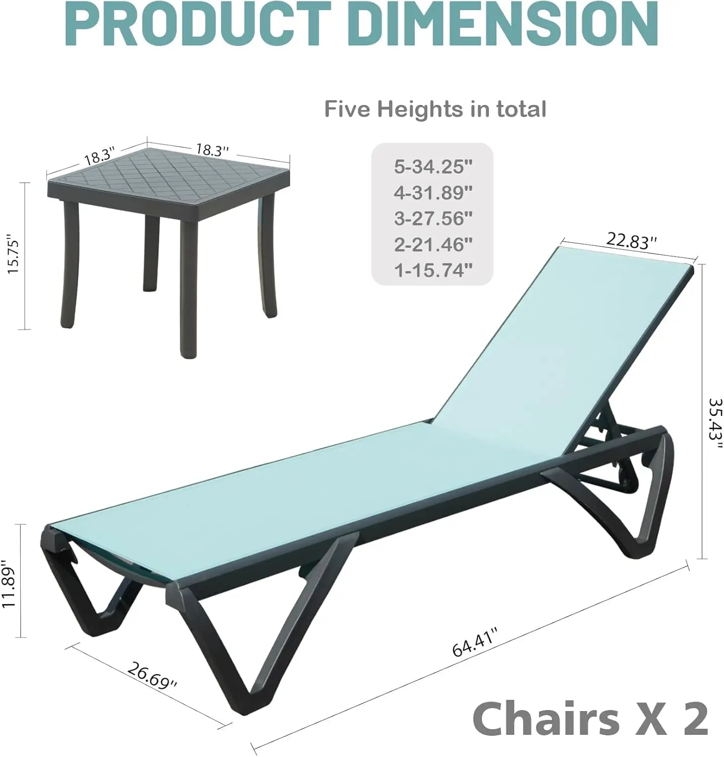 Outdoor Rattan Daybed with 2 Side Tables, Multifunctional Wicker Patio Sofa, Sunbed Wicker Furniture Chaise Lounge Chair