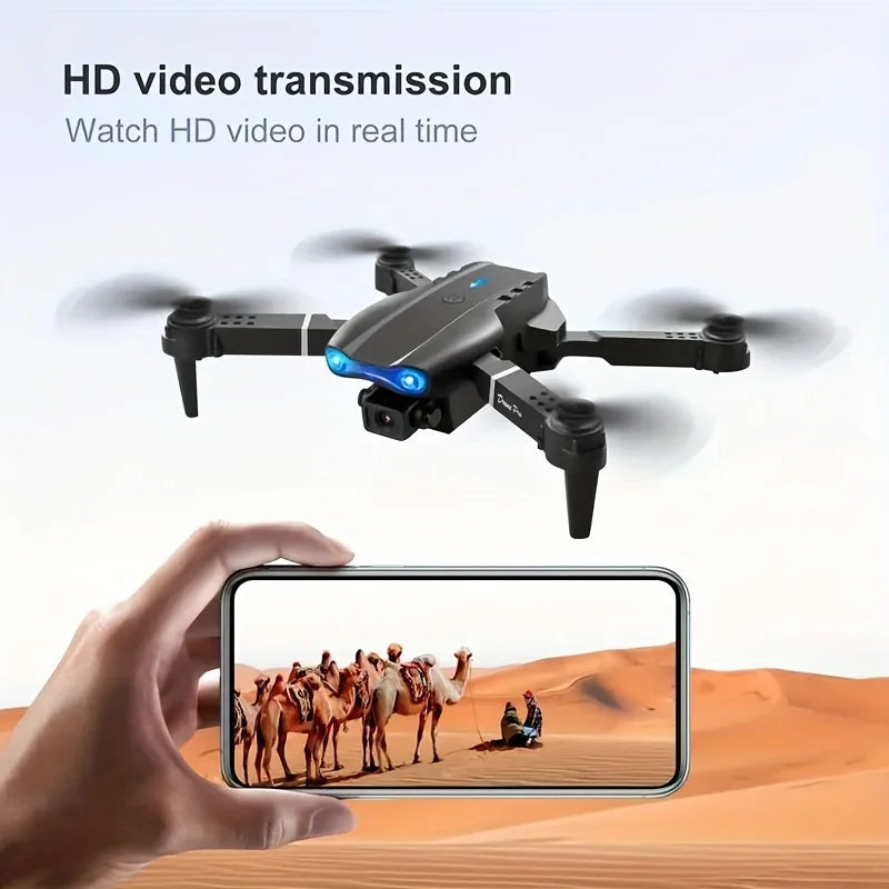 Drone With Dual Camera, 2025 Newest Foldable Drone With App Control, FPV Live Video RC Quadcopter With Camera For Adults Beginners