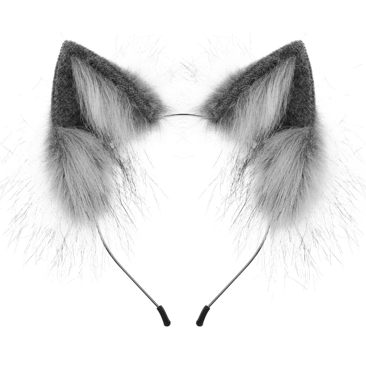 Cute Cat Ears Headband Plush Animal Ears Hair Hoop Party Headpiece Costume for Kids Adults Halloween Dress Up