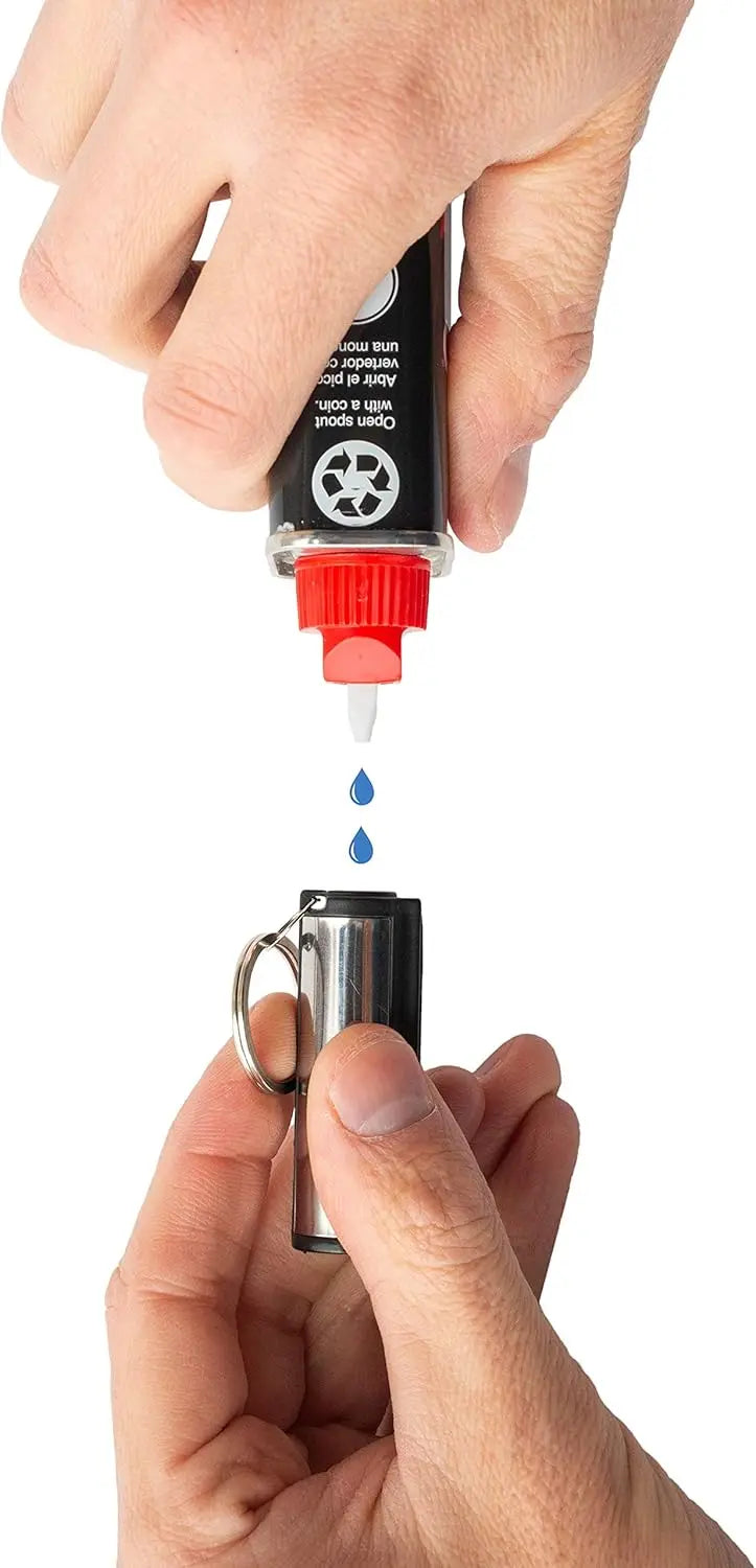 Permanent Fire Starter Keychain, Pack of 5, Waterproof Emergency Lighter for Camping and Survival