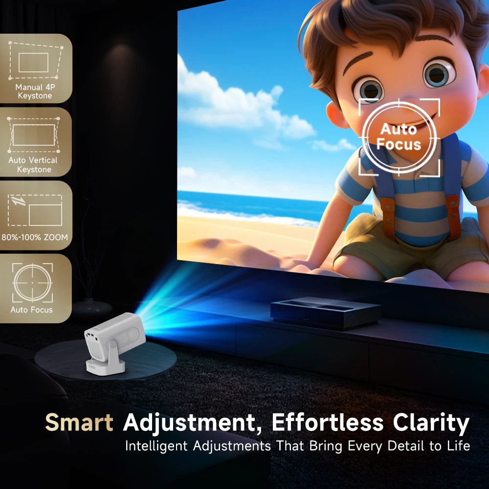 Magcubic Video 4K Projector HY310 1080P 330ANSI Mini Projector Auto Focus 4K Native 5W Speaker Air Mouse Voice Assistant