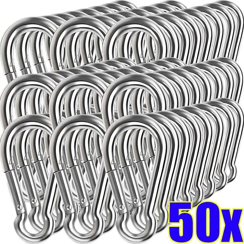 Mini Carabiner Alloy Survival Gear Camp Mountaineering Hook Outdoor Carabiner Keychain Tourist Hooks Fishing Buckle