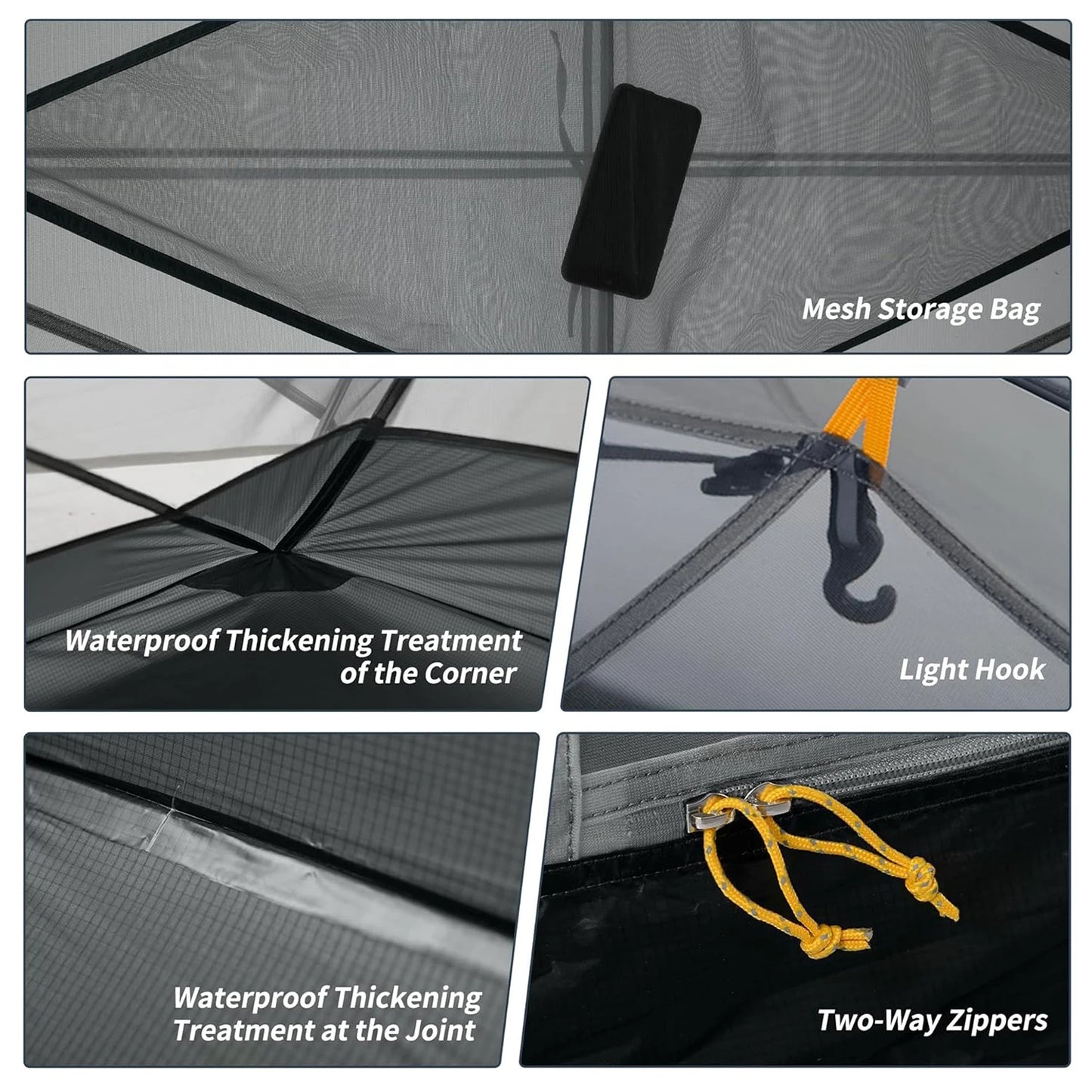 Naturehike Mongar Ultralight Tent 2 Person Waterproof PU3000mm Camping Tent Double Layer Outdoor Travel Hiking Tent
